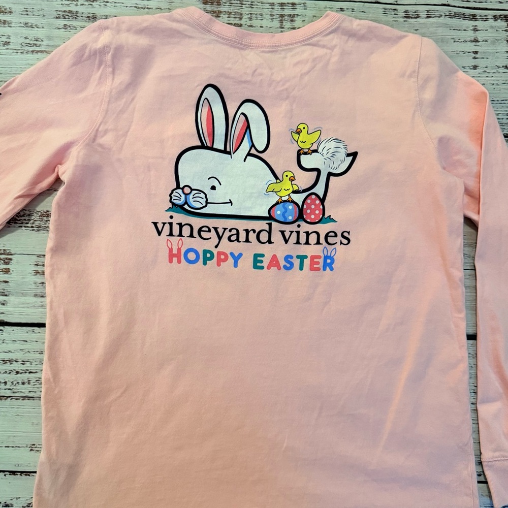 Vineyard Vines Girls Easter Long Sleeve T-shirt Large (16)